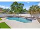 Swimming pool with spa and fenced in yard at 7134 2Nd N St, St Petersburg, FL 33702