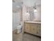 Traditional bathroom with vanity, toilet, and shower/tub combination at 7321 Central Ave # 203, St Petersburg, FL 33710
