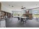 Community center featuring library and seating area with fireplace at 13096 Linzia Ln, Spring Hill, FL 34609