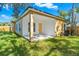 Exterior view of a well-maintained home with a covered patio and a lush green lawn at 1432 19Th S St, St Petersburg, FL 33712