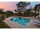 A tranquil pool area is perfect for evening swims under the stars at 14344 83Rd Pl, Seminole, FL 33776