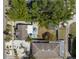 An aerial view of the house with a well-manicured backyard and landscaping at 2610 58Th S St, Gulfport, FL 33707