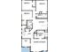Upstairs floor plan with bedrooms, bath, and a spacious owner's retreat with walk-in closet at 3319 Guanabana Xing, Wesley Chapel, FL 33543