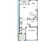 Open floor plan of the first story of the house at 3319 Guanabana Xing, Wesley Chapel, FL 33543