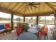 Community pavilion with tables, chairs, and views of the lake, perfect for gatherings at 4027 Davit Dr, New Port Richey, FL 34652