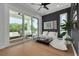 Stylish living room with balcony access, modern decor, and plenty of natural light at 4515 W North A St # 8, Tampa, FL 33609