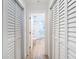 Hallway view of a bathroom with a modern shower, vanity, and clean design at 700 S Harbour Island Blvd # 143, Tampa, FL 33602
