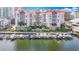 Waterfront condo building featuring a pool and marina at 700 S Harbour Island Blvd # 143, Tampa, FL 33602