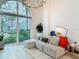 Comfortable living space with natural light, modern sectional, and views to the outside at 700 S Harbour Island Blvd # 143, Tampa, FL 33602