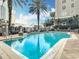 Bright blue community pool featuring a shallow wading area at 700 S Harbour Island Blvd # 143, Tampa, FL 33602