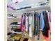 Spacious walk-in closet with an abundance of hanging space and shelving for optimal organization and storage at 700 S Harbour Island Blvd # 143, Tampa, FL 33602