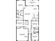 Detailed floor plan illustrating the layout of the home, highlighting bedrooms, living areas, and kitchen at 7775 Wheat Stone Dr, Zephyrhills, FL 33540