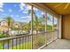 Relaxing patio view of community pool, lake and fountain, perfect for enjoying the outdoors at 7903 Seminole Blvd # 2204, Seminole, FL 33772