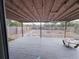 View of the backyard from a screened-in back porch at 804 Whitehurst Rd, Plant City, FL 33563
