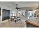 The living room area has an open concept floor plan that flows into the kitchen at 829 Golf Island Dr, Apollo Beach, FL 33572