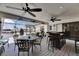 Large outdoor covered area offers multiple seating options, water views, and a large bar at 829 Golf Island Dr, Apollo Beach, FL 33572