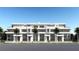 Attractive exterior view featuring modern architecture with large windows, balconies and lush landscaping at 85 Davis Blvd # D, Tampa, FL 33606