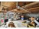 Unfinished basement space providing ample storage or customization potential to suit various needs at 166 E Davis Blvd, Tampa, FL 33606