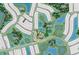 Community map showcasing the neighborhood layout, amenities, wetland preserves, and available homesites at 29536 Zupetta Ln, Wesley Chapel, FL 33545