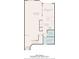 Layout of the first floor with kitchen, bath, laundry, living room, foyer and breakfast nook at 2983 Covewood Pl, Clearwater, FL 33761