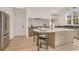 Well-equipped kitchen with a spacious island, stainless steel appliances, and modern design at 413 W Park Ave # 1, Tampa, FL 33602