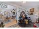Stylish living room featuring an open floor plan with hardwood floors, unique decor, and lots of natural light at 4426 3Rd N Ave, St Petersburg, FL 33713