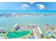 Breathtaking aerial view of the ocean, intercoastal waterway, condos, and a beautiful community at 4611 Duhme Rd # 1A, St Petersburg, FL 33708