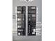 A close-up of an electric panel with labeled breakers for different rooms and appliances at 4611 Duhme Rd # 1A, St Petersburg, FL 33708