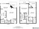 Detailed floor plan showcasing layout of kitchen, living room, bedrooms, bathrooms, and balconies of the residence at 4611 Duhme Rd # 1A, St Petersburg, FL 33708