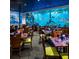 Elegant restaurant with unique aquarium backdrop creating a memorable dining experience at 5500 Gulf Blvd # 4228, St Pete Beach, FL 33706
