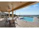 Beautiful pool and patio area with ocean views, perfect for relaxation and entertainment at 6317 Marbella Blvd, Apollo Beach, FL 33572