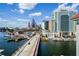 Stunning cityscape view of the water and skyline in the city at 700 S Harbour Island Blvd # 813, Tampa, FL 33602