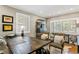 Well appointed home office with custom desk and decor at 720 Brightwaters Ne Blvd, St Petersburg, FL 33704