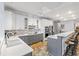 Stylish kitchen featuring modern cabinetry, sleek countertops, and stainless steel appliances for a contemporary feel at 830 Pinellas Bayway S, St Petersburg, FL 33715