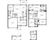 Detailed floor plan showcasing the layout of the residence with various room dimensions at 10589 Farm Hill Ave, Land O Lakes, FL 34638