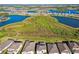 Aerial view showcases the community's ponds and the layout of the homes at 11022 Moonsail Dr, Parrish, FL 34219