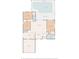 Detailed floor plan showcasing the layout of the home, including bedrooms, kitchen, living room, and pool at 11368 93Rd St, Largo, FL 33773