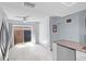 Kitchen with tile floors and sliding glass doors leading to back yard at 11368 93Rd St, Largo, FL 33773
