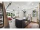 Modern kitchen with a large island and stainless steel appliances at 1312 W Azeele St # 2, Tampa, FL 33606