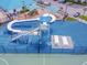 Community water park with thrilling slides, splash zones, and lounging areas at 1318 Crimson Clover Ln, Wesley Chapel, FL 33543