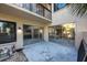 Ground floor patio with sliding glass doors, access to natural light at 2205 Belleair Rd # A24, Clearwater, FL 33764