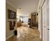 The primary bath includes tile floors, and sinks, a walk-in shower, and a jacuzzi tub at 6805 Monet Cir, Temple Terrace, FL 33617