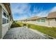 Backyard exterior view from private rear patio at 6935 Monte Carlo N, Pinellas Park, FL 33781