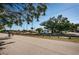Street view with cyclists on a sunny day, lined with lush trees and a glimpse of a white building at 7051 Dartmouth N Ave, St Petersburg, FL 33710
