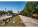 A tranquil street scene with lush green trees, road markings, and power lines overhead at 7051 Dartmouth N Ave, St Petersburg, FL 33710