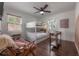 Bright bedroom with bunk beds, foosball table, and lots of natural light at 7311 N Dartmouth Ave, Tampa, FL 33604