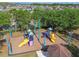 A nice playground with slides, climbing area, and covered picnic area at 8248 Sequester Loop, Land O Lakes, FL 34637