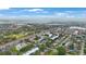 An aerial view of the condo complex near the bay, with easy access to shopping and entertainment at 9945 47Th Ave N # 203, St Petersburg, FL 33708