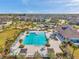 Community pool, splash pad, and clubhouse in a well-maintained neighborhood at 4201 Globe Thistle Dr, Tampa, FL 33619