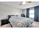 Cozy bedroom with ample natural light, a comfortable bed, and stylish decor for a relaxing retreat at 4201 Globe Thistle Dr, Tampa, FL 33619